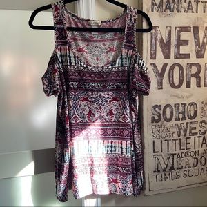 Loralette Cold Shoulder Top